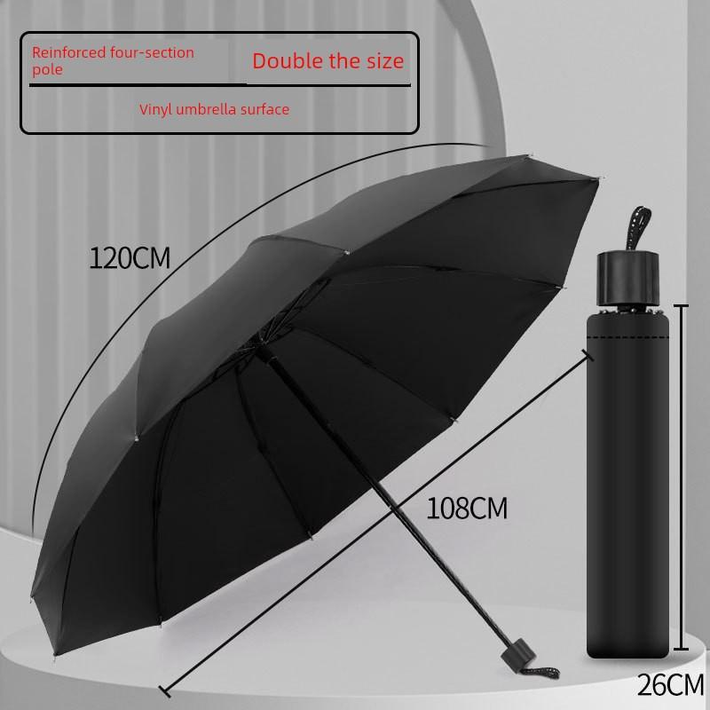 Extra-Large Umbrella for 3-5 People, Men's 70% Off Fold Manual Umbrella, Reinforced and Thickened Sunshade Umbrella, Sun Protection Umbrella