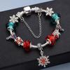 European-American Beaded Christmas DIY Pandora Bracelets