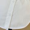 Black Lapel Half Shirt White False Blouse Collar Simple Fake Collar  Clothes Decoration