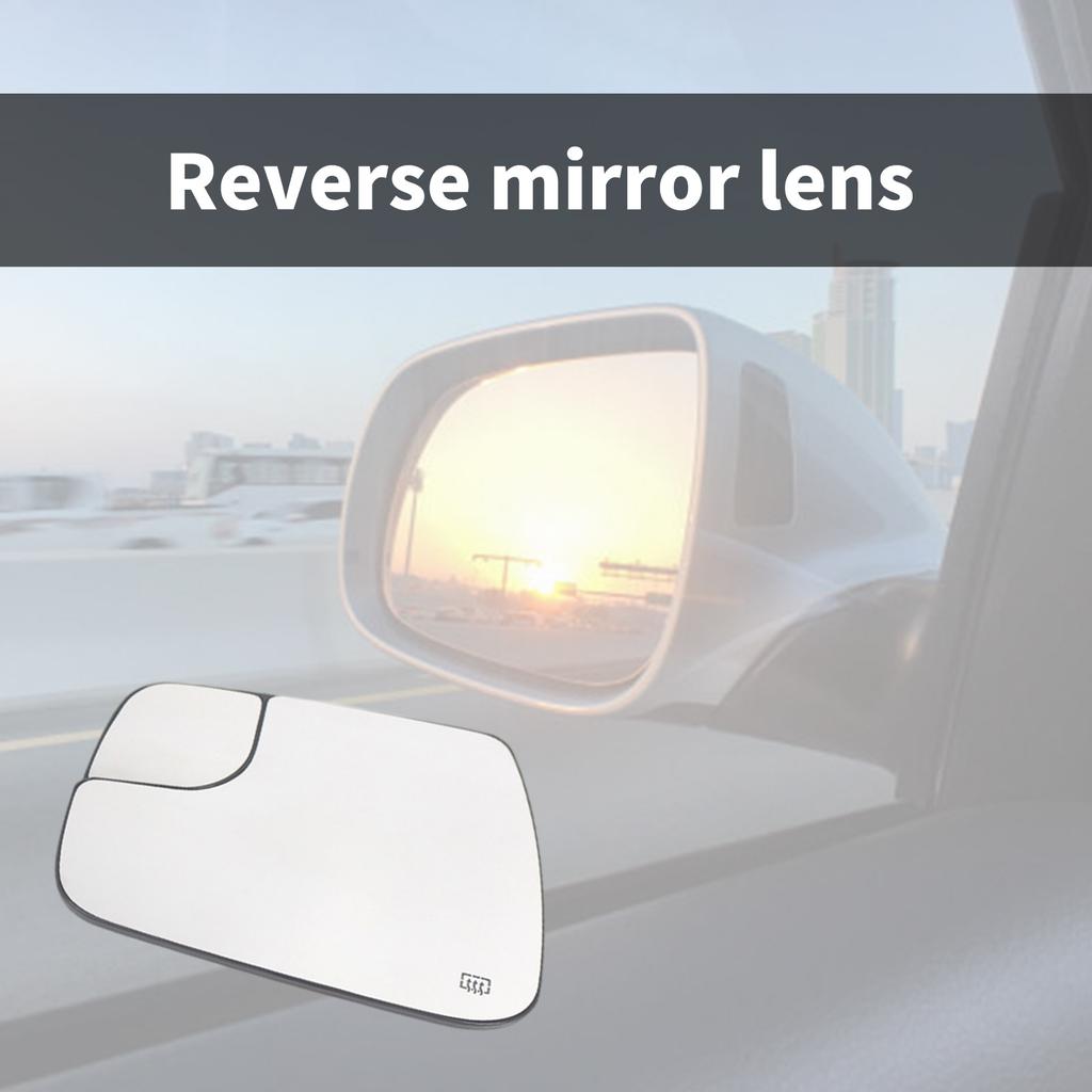Car Exterior Mirror Glass Side Heated Convex Mirror Glass Replacements Anti Glares Mirror Glass Suitable for RAM1500 25