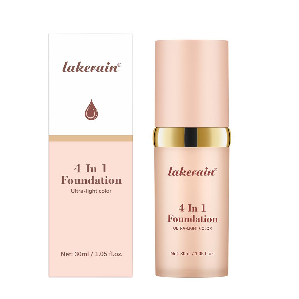 Xiaomi Color Changing Foundation 4 In 1 Moisturizing SPF 30+ Hydrating Color Longwearing Waterproof Travel Coverage Makeup Base