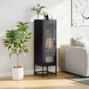Highboard Anthrazit 36 X 39 X 123 Cm Cold Rolled Steel