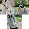 New Fashion Plush Shoulder Bag For Women Cute Cow Pattern Pink Color Small Size