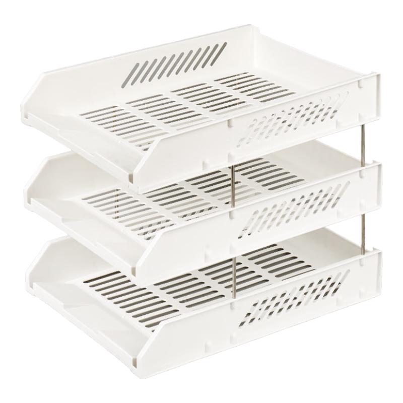 SIMAA Morandi Three-Tier Desk File Organizer
