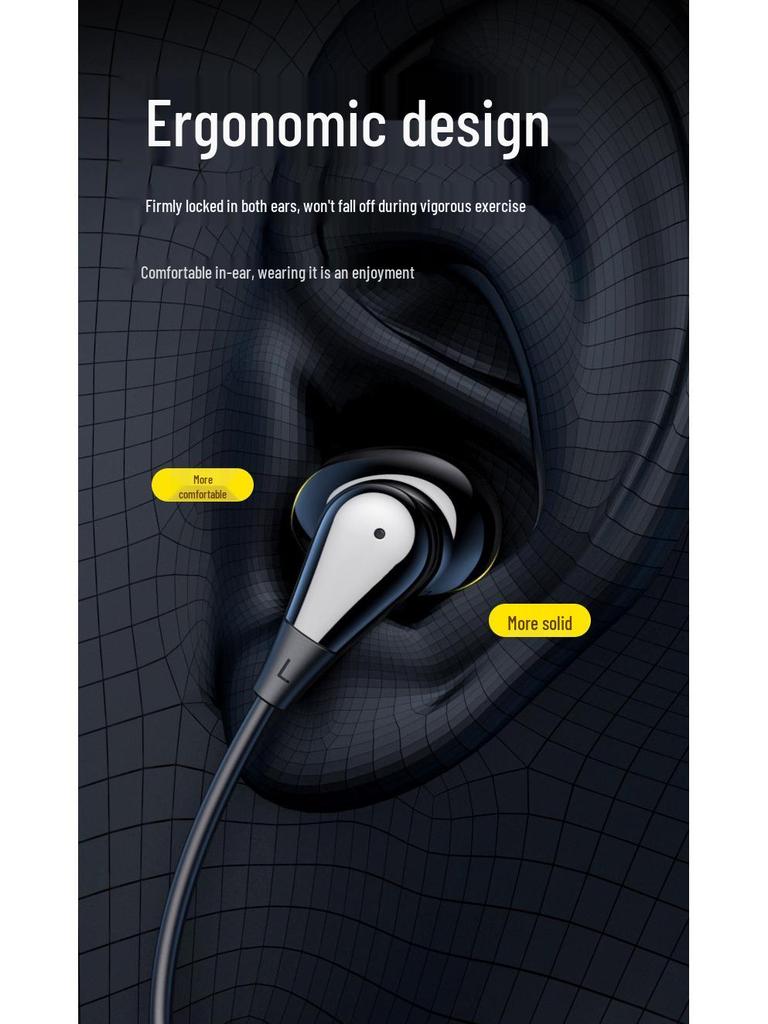 A13T Bluetooth Neckband: Four-Speaker In-Ear Wireless Sports Headset