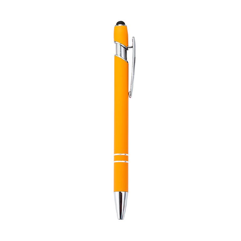 Custom Logo Colored Metal Gel Ballpoint Pen for Signing & Touchscreen Use