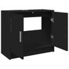 Vidaxl Under-Sink Cabinet, Black, 63X29X55 Cm