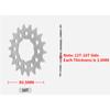 Edelstahl Freilauf Ritzel 12/13/14/15/16/17/18t Mountainbike Singlespeed Ritzelkranz Reparaturteil