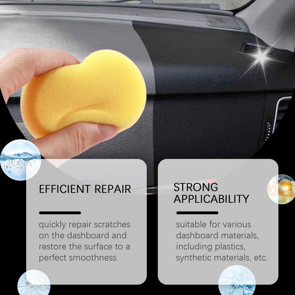 100G Car Interior Scratch Remover Polish Wax For Dashboard Plastic Trim Repair Restorer Detailing Cleaning Care