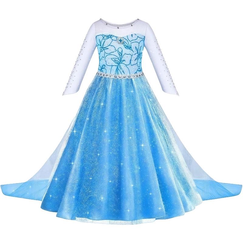 Izgaismojams Frozen Elzas princeses kleita ar