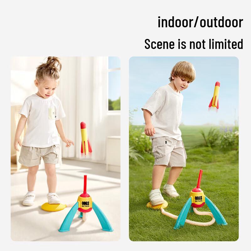 babycare Stomp Rocket Launcher with 3 Rockets