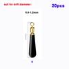 Rubber Tackle Accessory Tools Copper Head Fishing Gear Fishing Floats Float seat Rotation Drift