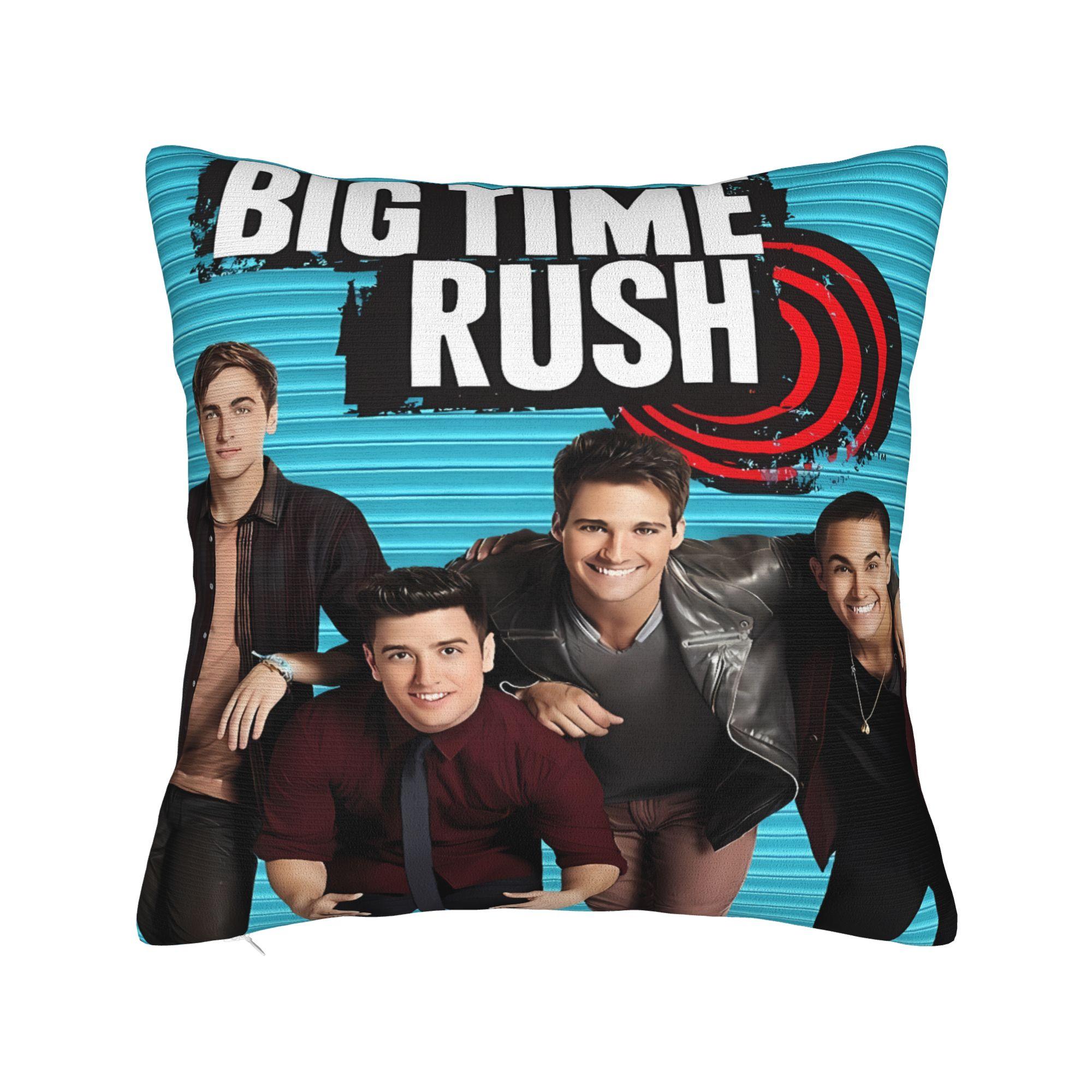

Big Time Rush Band Pillow Case Soft Pillow Cover Morden Pillowcases For Living Room Bed Chair 12x12Inch