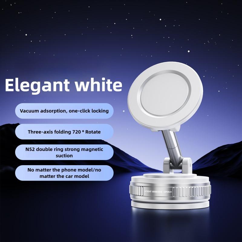 Foldable Strong Suction Stand Car Mount Electric Vacuum Magnetic Holder For Cell Phone