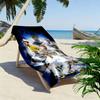 Tottenham Contingent Print Beach Towel, Large Soft Quick Dry Towel for Beach Camping Swimming