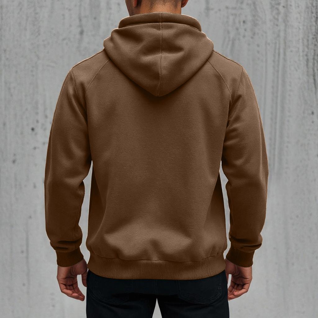Men's Long Sleeves Zipper Hooded Hood Hoodie Coat Hooded Hood