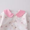 Infant Girls' Floral Cat Lapel Two-Piece Set - Long Sleeve Top & Casual Pants, Spring/Fall 2026