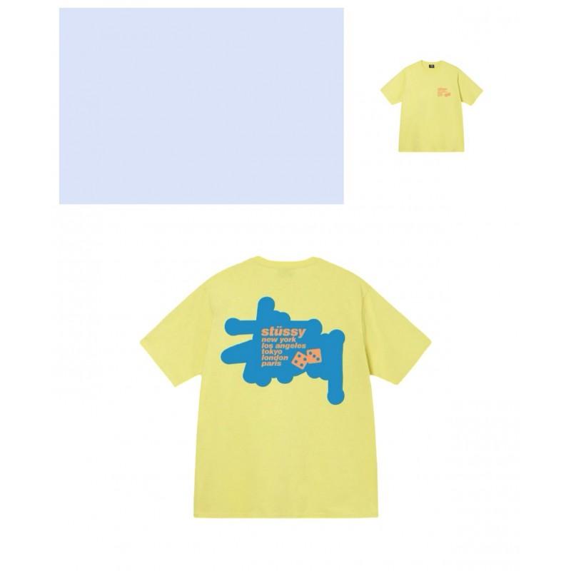 Mens Loose Fit Cotton Blend Short Sleeve T-Shirt With Cartoon Print Breathable Casual Tee Teens Adults