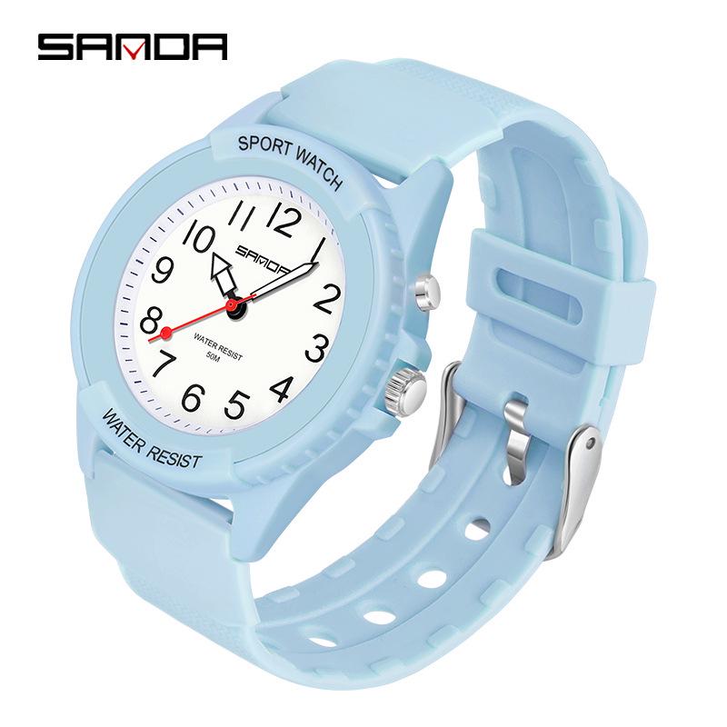 Sanda Retro Luminous Quartz Watches for Men & Women - Fashionable Sports & Outdoor Waterproof Watches