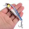 3 Stuks Vis Lokkers 3D Printen Hard Aas Crankbaits Zinkende Wobbler Dreg Haken Vis Lokkers 8.5cm 9.2g