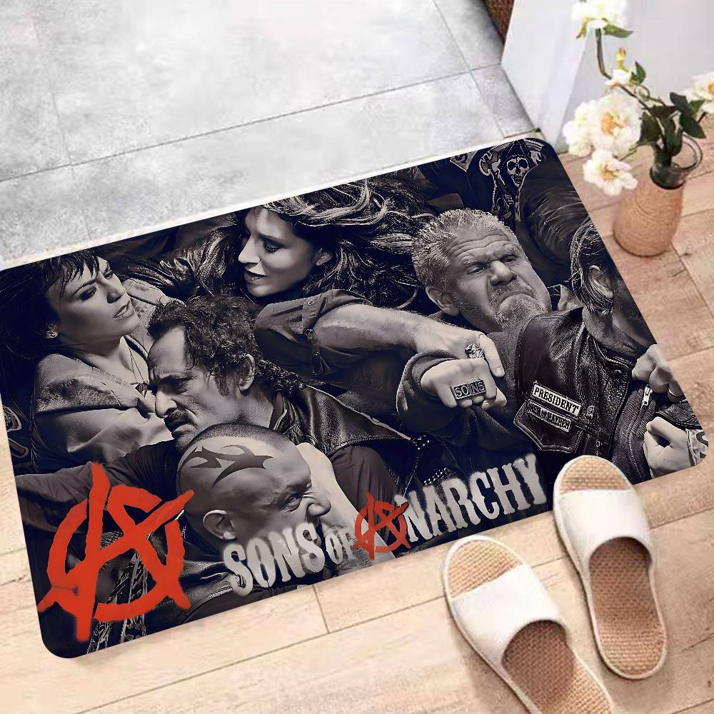Crime Sons Of Anarchy TV Entrance Door Mat Nordic Style Home Doormat Bathroom-Toilet Mats Bedroom Hotel Decor Mat