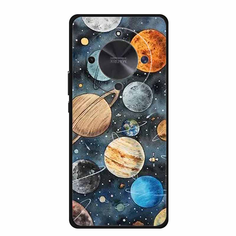 For Honor X70 5G Case X 70 Coque Black Silicone TPU Soft Back Cover Case For Honor X70 MTN-AN00 Phone Case HonorX70 6.79" Funda
