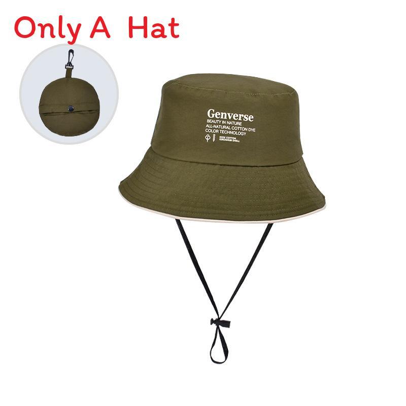 

Outdoor Sun Protection Fisherman Hat With Large Brim For Men Women In Nylon 2024 ArmyGreen