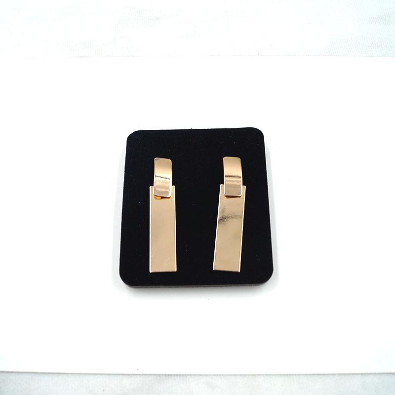 Stylish Long Alloy Dangle Earrings: European, American, Japanese, and Korean Trendy Fashion for Women
