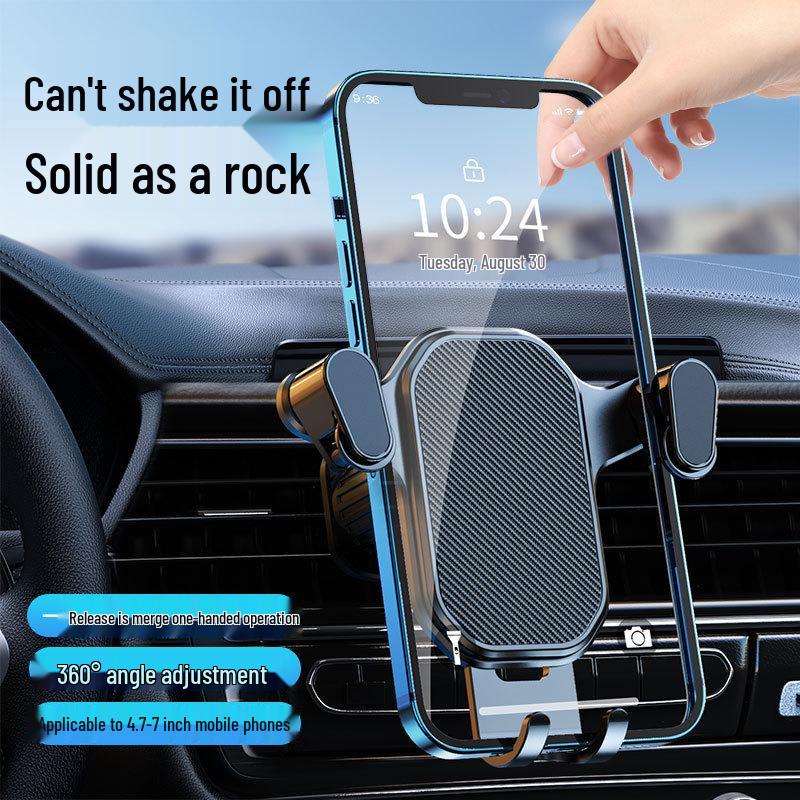 TikTok-Style Gravity Car Phone Holder for Air Vent with Logo