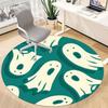 1pc Ghostly Spirits Office Round Area Rug,  Mat Suitable For Office, Under Office Chairs Bedroom Living Room Home Decor, Room Deco