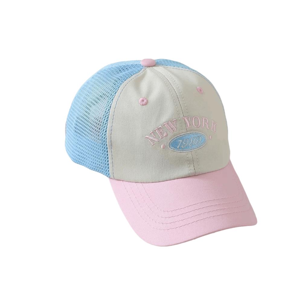 Embroidered Letter Kids Sun Hat Breathable Mesh Duck Tongue Cap New Baby Baseball Cap Boy Girl