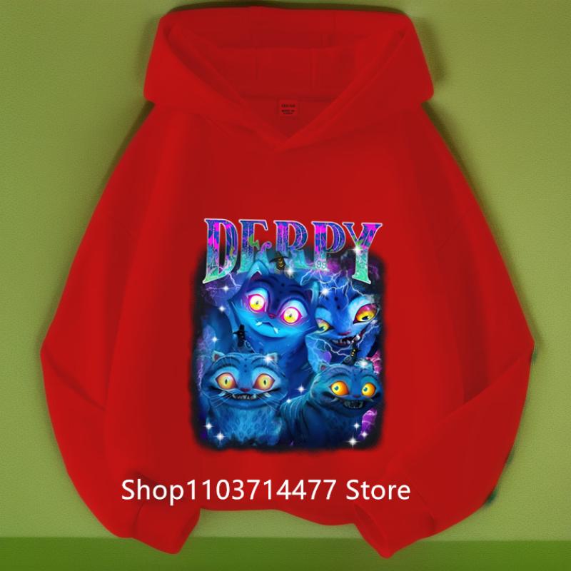 Vestiti da Bambina KPop Demon Hunters Felpa con Cappuccio Moda Bambine Felpa Casual Film Nuovo Bambini K-Pop Demon Hunters Top con Cappuccio