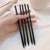 4Pcs Hairpin For Thick Hair Long Hair Bun Clips Elegant Chinese Style Hairpin Set With Black Wood Chopsticks Women For Stylish