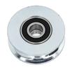 U Groove Bearing Pulley Alloy Steel Guide Wheel for Sliding Gate Hanging Projects 64mm Outer