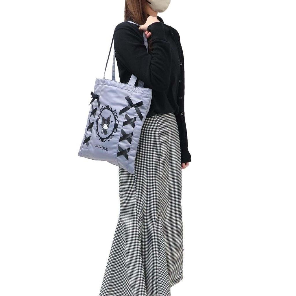 Marushin Tote Bag, Sanrio Kuromi, Midnight Black, School, A4 Size, 3825004500