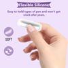 Silicone Pen Clip Holder Wall Mounted Adhesive Pencil Organiser Holder for Home Office Desk Fridge Whiteboard Clipboard
