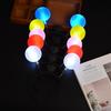 Yellow Glow Stick Lollipop Headband: Luminous Children's Headdress for Concerts and Cheering