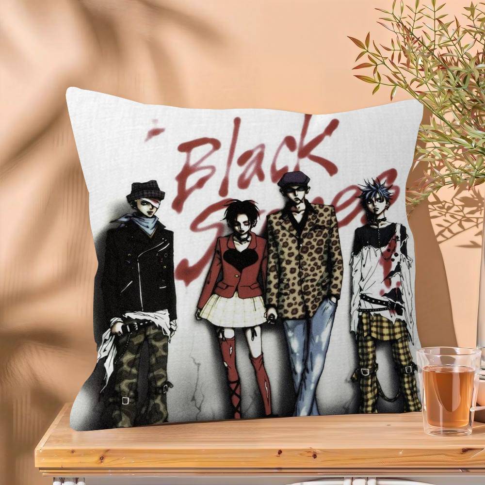 Japanese Classic Anime NANA Cushion Cover x Polyester Sofa Cushions Decorative Throw Pillows Home Decoration Pillowcover
