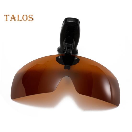 Polarized Clip Sunglasses for Men Women Frameless Flip Up One Piece Shield Lens UV Protection Glasses for Fishing Cycling Driving Running Climbing