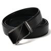 Belt Men's Alloy New Automatic Buckle Cowhide Pants Belt Business Casual Trend Middle Aged and Young Belt Men