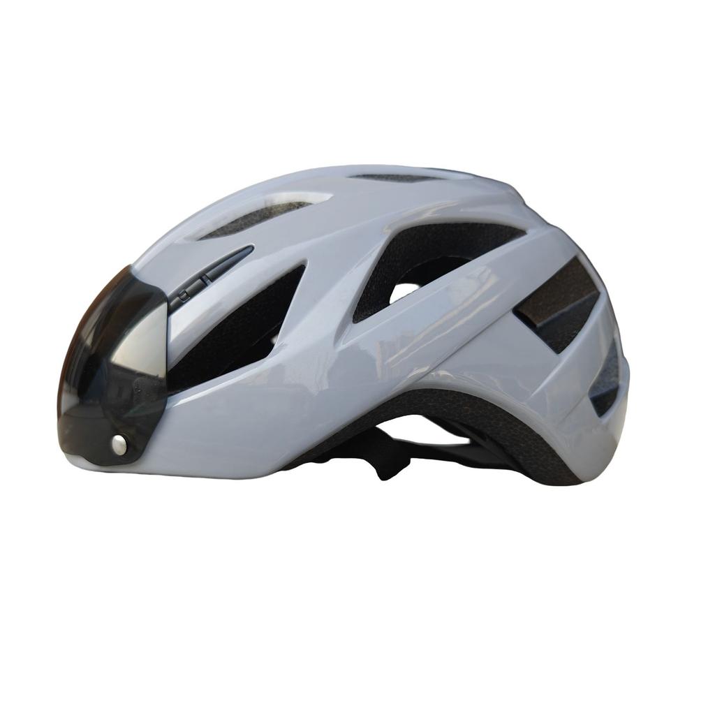 New comfortable road mountain riding helmet goggles integrated molding bicycle helmet equipment protection