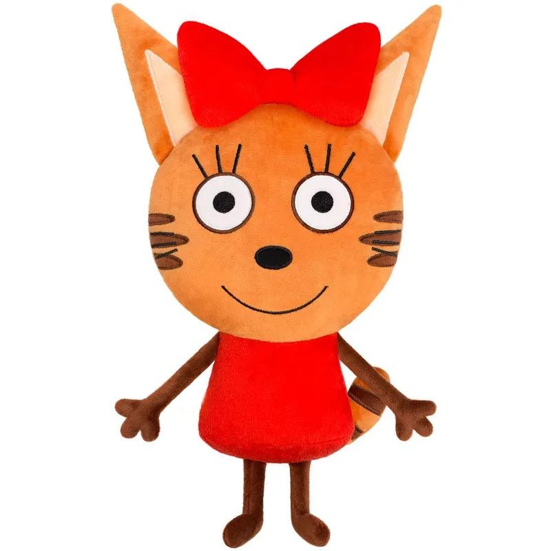 Kid-e-Cats Cartoon Toy Karamelka Three Cat Plush Toy