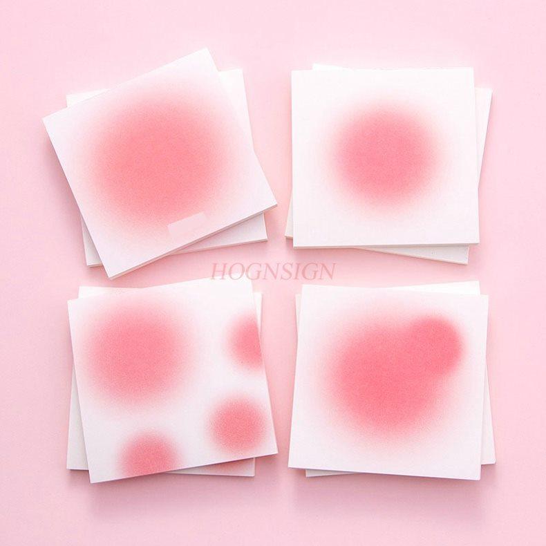 1book Sticky Note Paper, Creative Notebook, Portable, Removable Small Notebook, Gradient Color, Love Message, Note Taking
