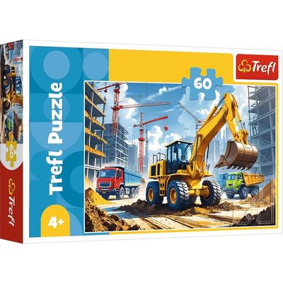 PUZZLE 60 TRAKTOR Baggerlader 17406