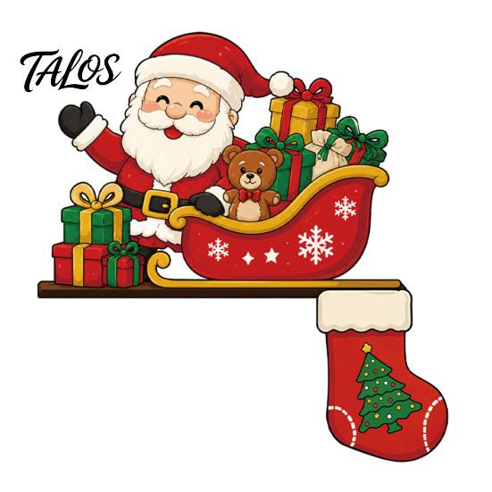 Holiday Wall Accents for Home Wooden Christmas Door Topper Stickers, Seasonal Frame Decoration, L-shaped Corner Sign Decorations Decor, Festive