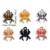 Multi-Color Halloween Spider Pendant - Retro Alloy Jewelry Necklace & Earring Accessory