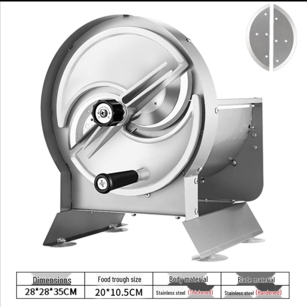 Stainless Steel Manual Electric Slicer for Fruits & Vegetables