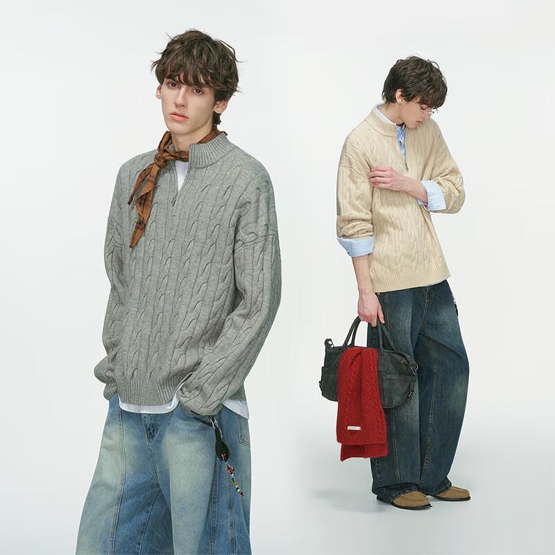 VUUG Men's Winter Pullover Knit Sweater