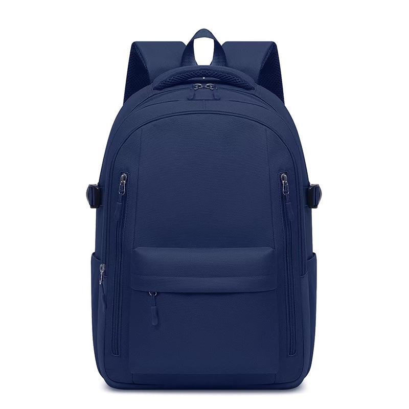 

Trendy Unisex Backpack: Stylish Student Schoolbag & Spacious Outdoor Travel Bag синий