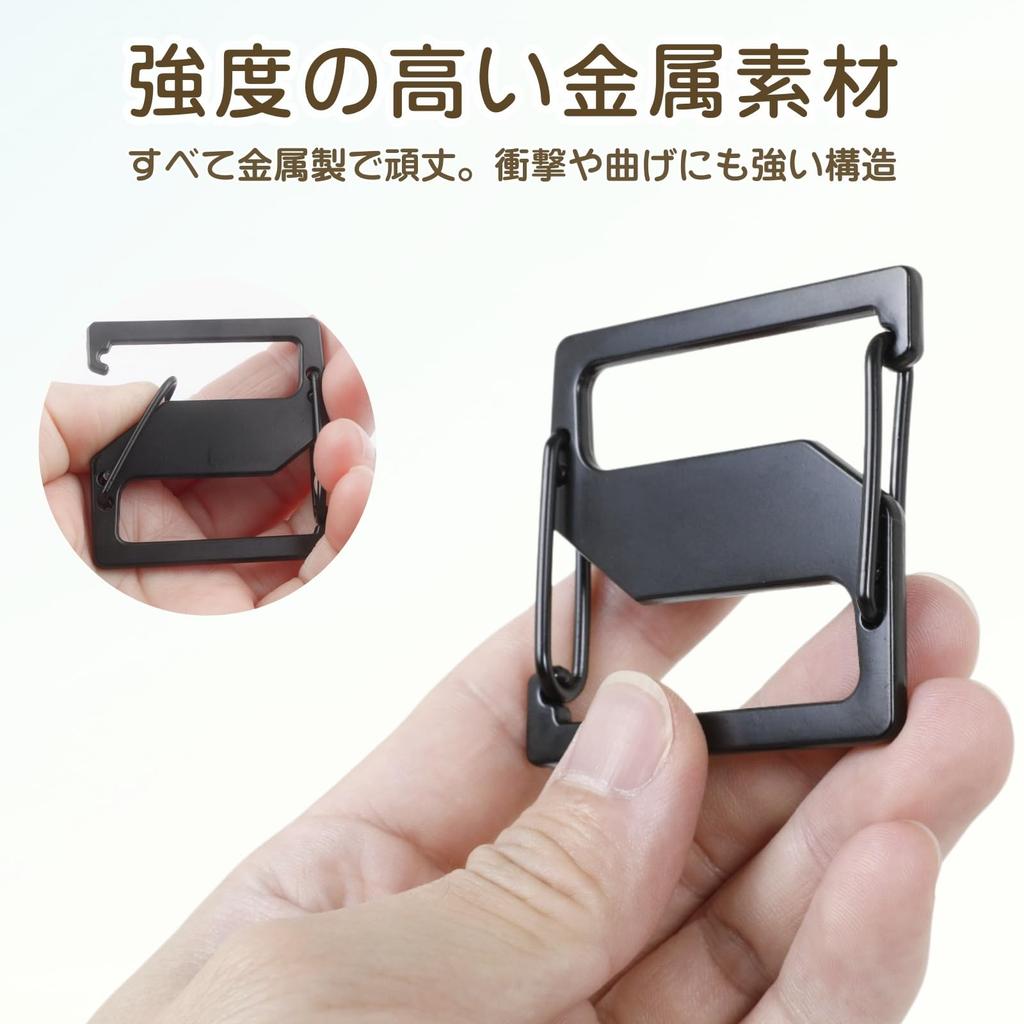 Letics Hat Clip Cap Clip Carabiner Holder S-shaped Backpack Fixed